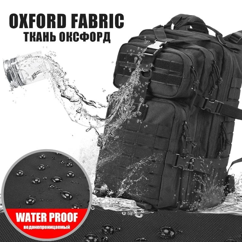 30L or 50L Army Tactical Backpack Large Capacity Waterproof