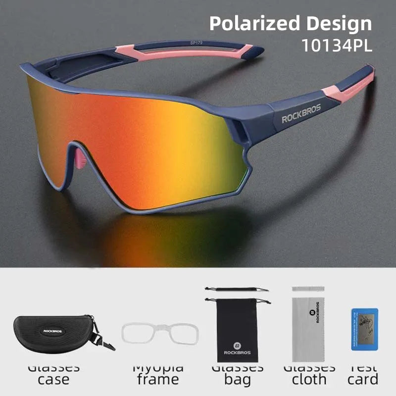 ROCKBROS Polarized UV400 Sport Cycling Glasses