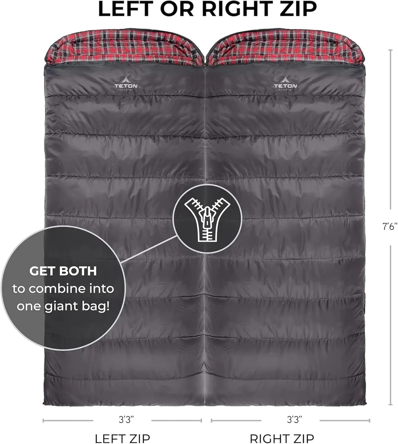 Sports Celsius XXL, -25, 20, 0 Degree Sleeping Bag