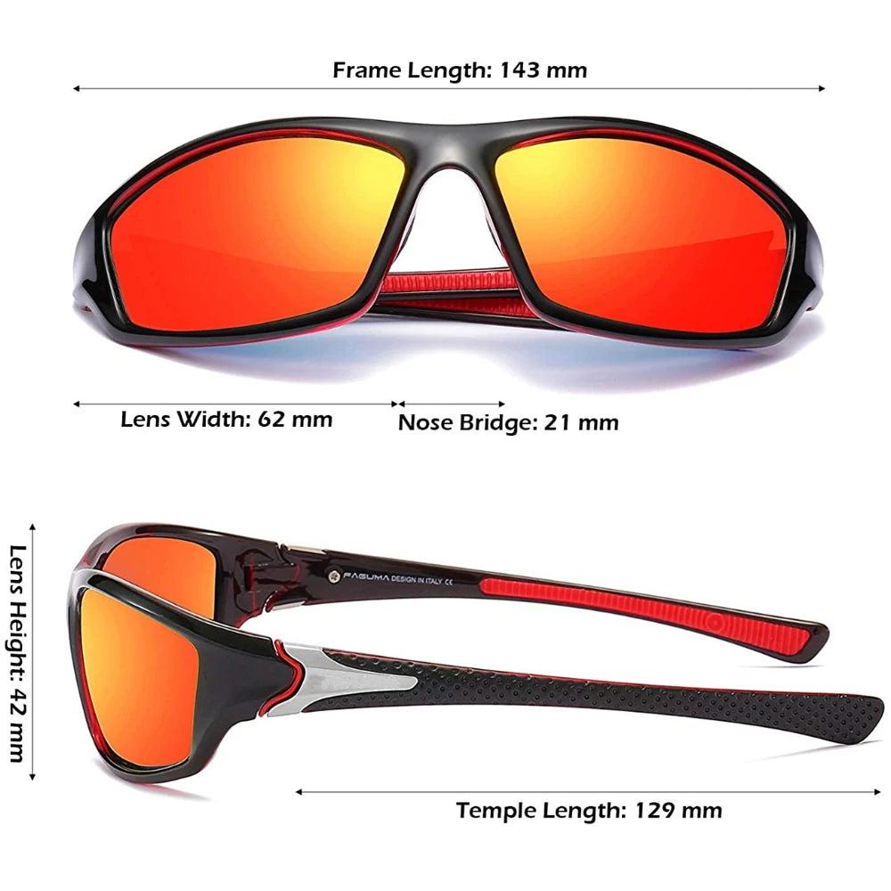 Men and Women Outdoor Sport Fishing High-Definition Polarized Sunglasses