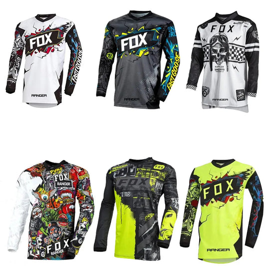 Racing Downhill Jersey Mountain Bike Motorcycle Cycling Crossmax Shirt