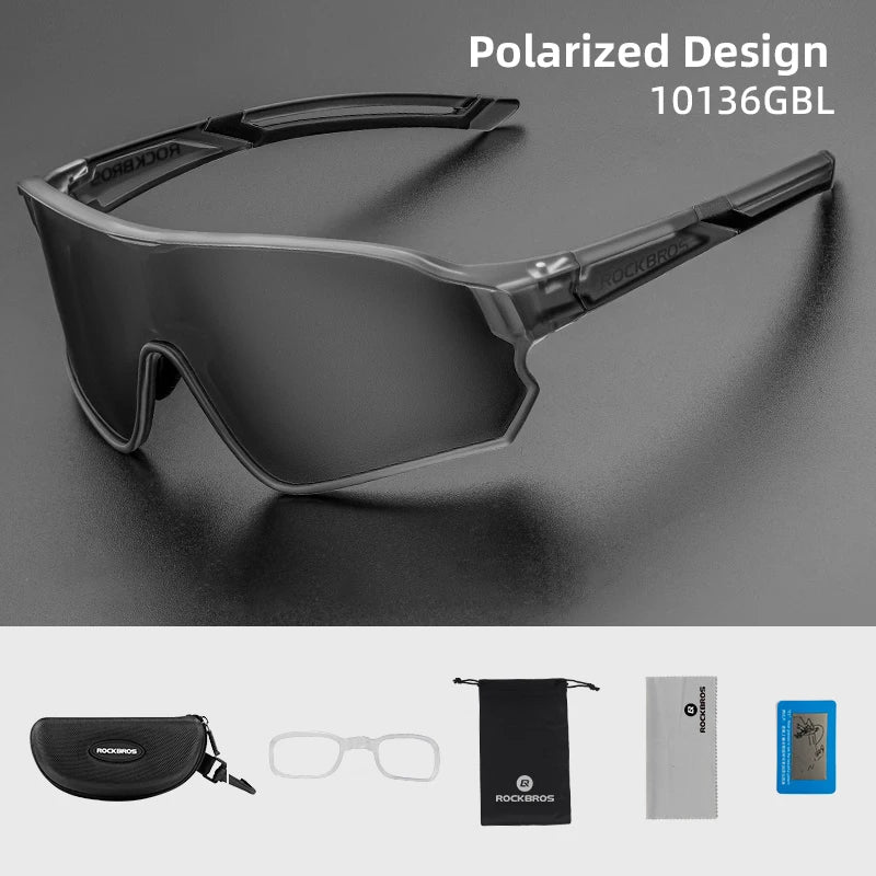 ROCKBROS Polarized UV400 Sport Cycling Glasses