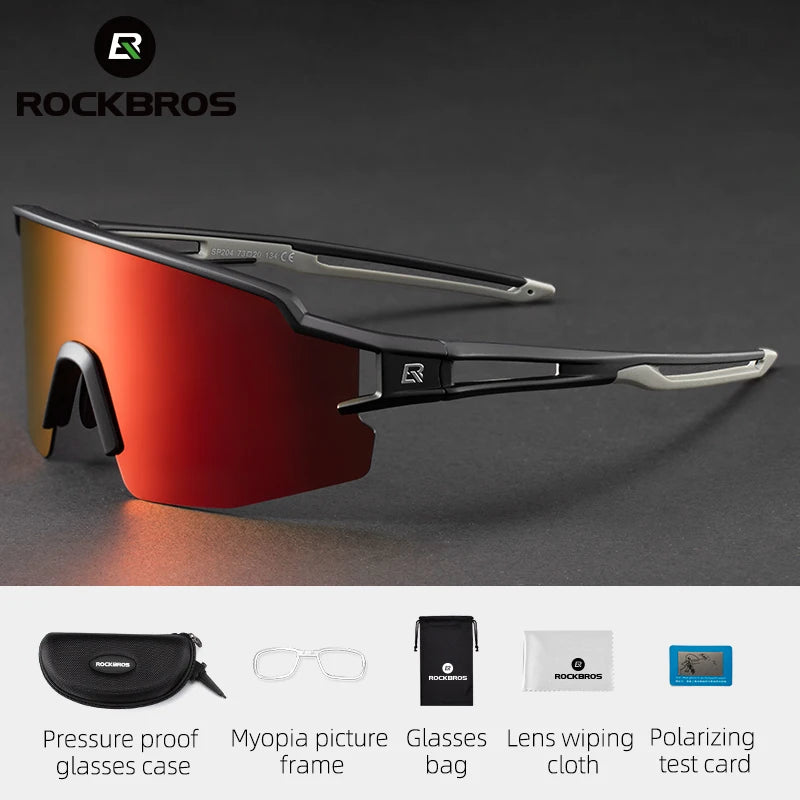 ROCKBROS Bicycle Glasses Polarized Lens UV400