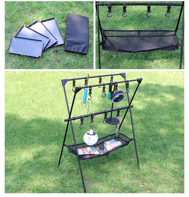 Aluminum Camping Hanging Rack