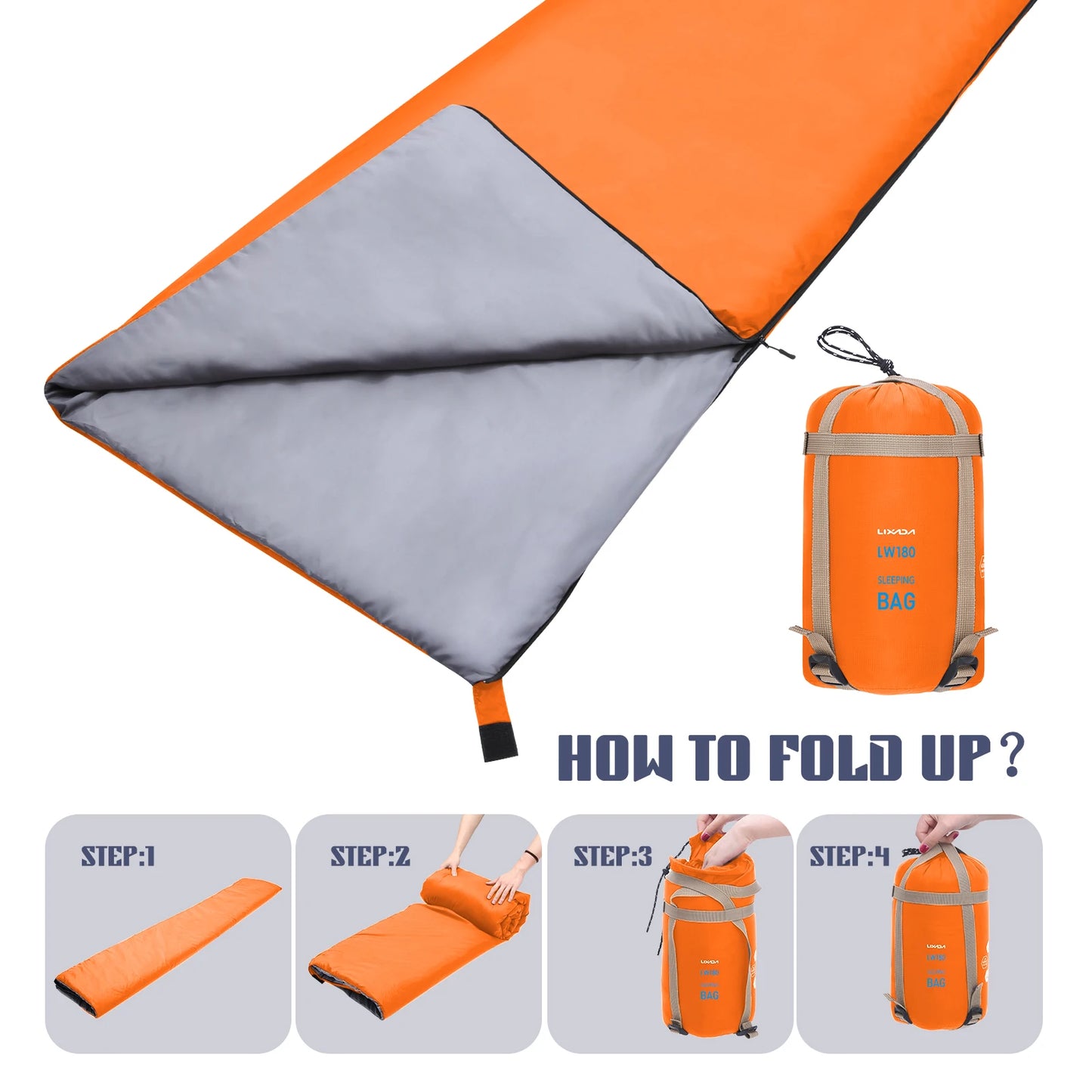 Outdoor 75cm Sleeping Bag Ultra-light 680g