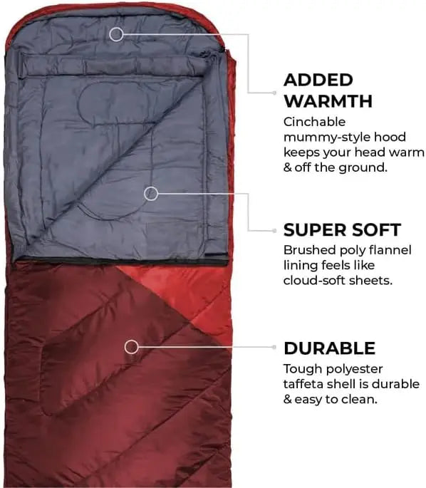 Sports Celsius XXL, -25, 20, 0 Degree Sleeping Bag