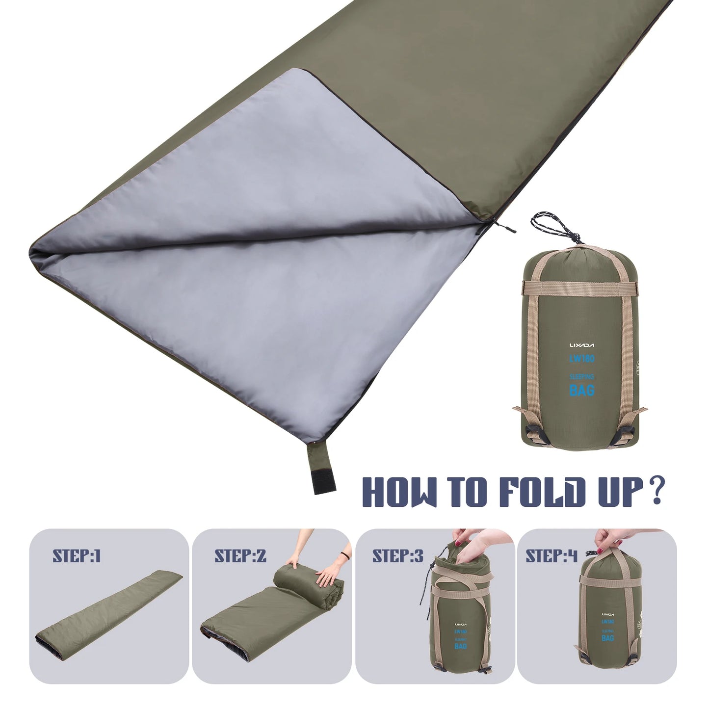 Outdoor 75cm Sleeping Bag Ultra-light 680g