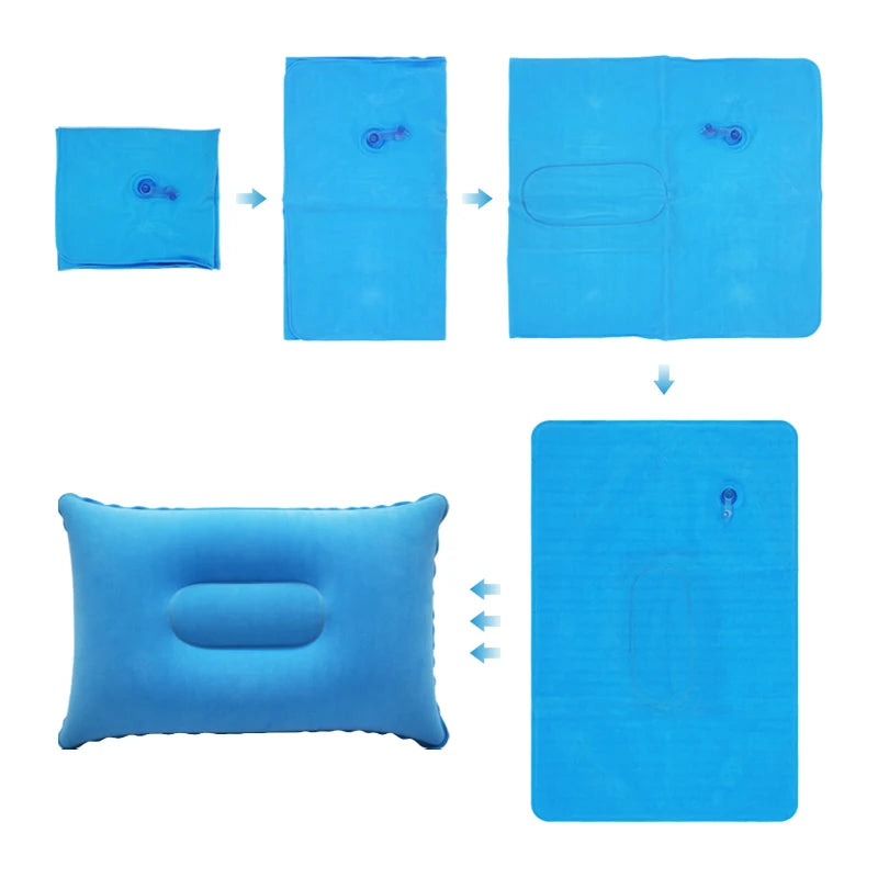 S-Portable Ultralight Inflatable PVC Nylon Air Pillows