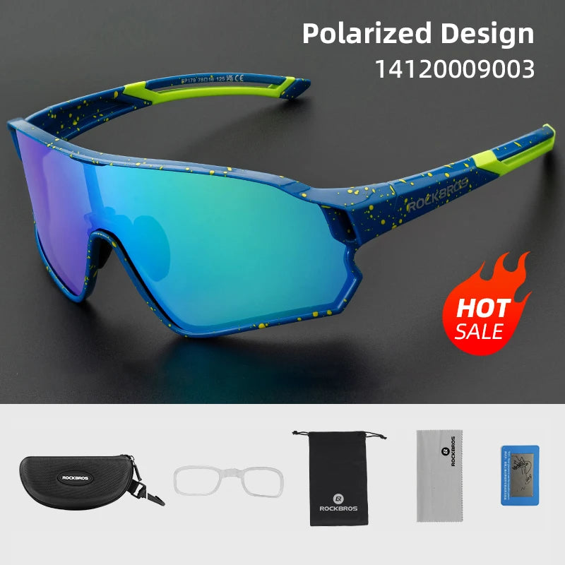 ROCKBROS Polarized UV400 Sport Cycling Glasses