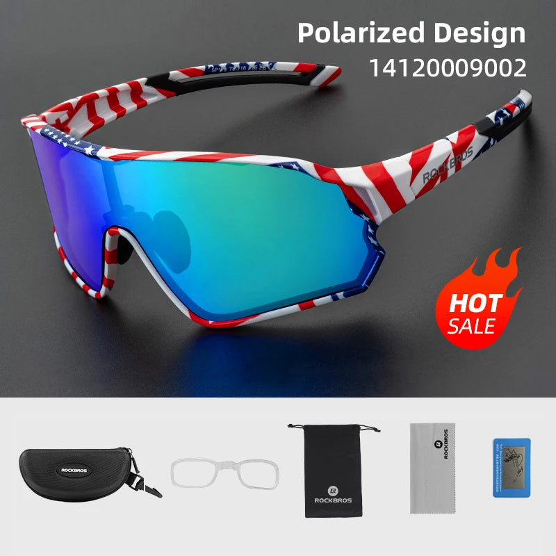 ROCKBROS Polarized UV400 Sport Cycling Glasses