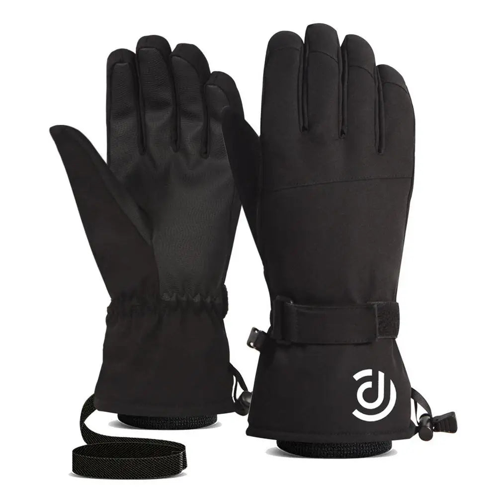 Ski Gloves Men Women Windproof Warm Waterproof Touch Screen Fleece Non-slip