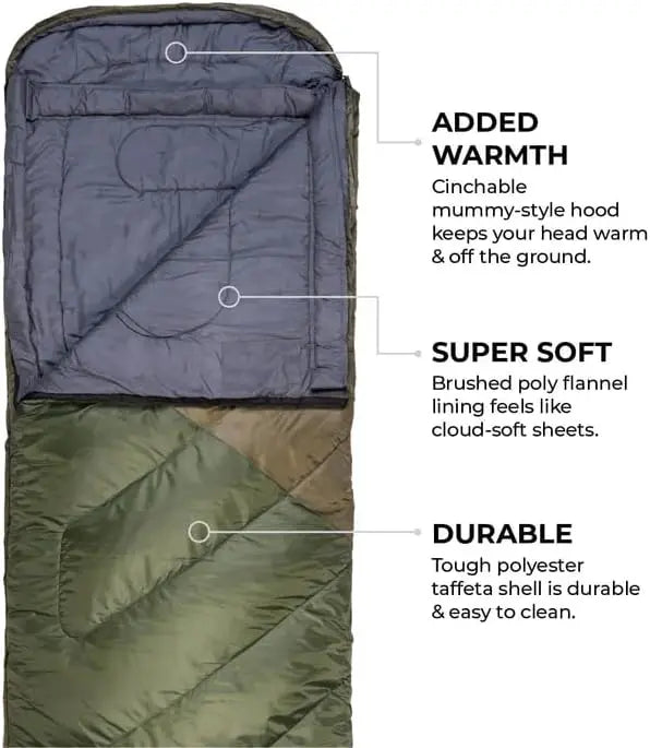 Sports Celsius XXL, -25, 20, 0 Degree Sleeping Bag