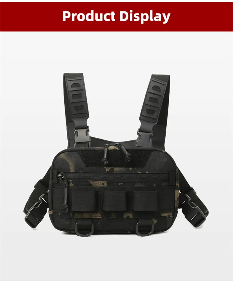 Tactical Chest Rig Backpack - Multi-Purpose Daypack