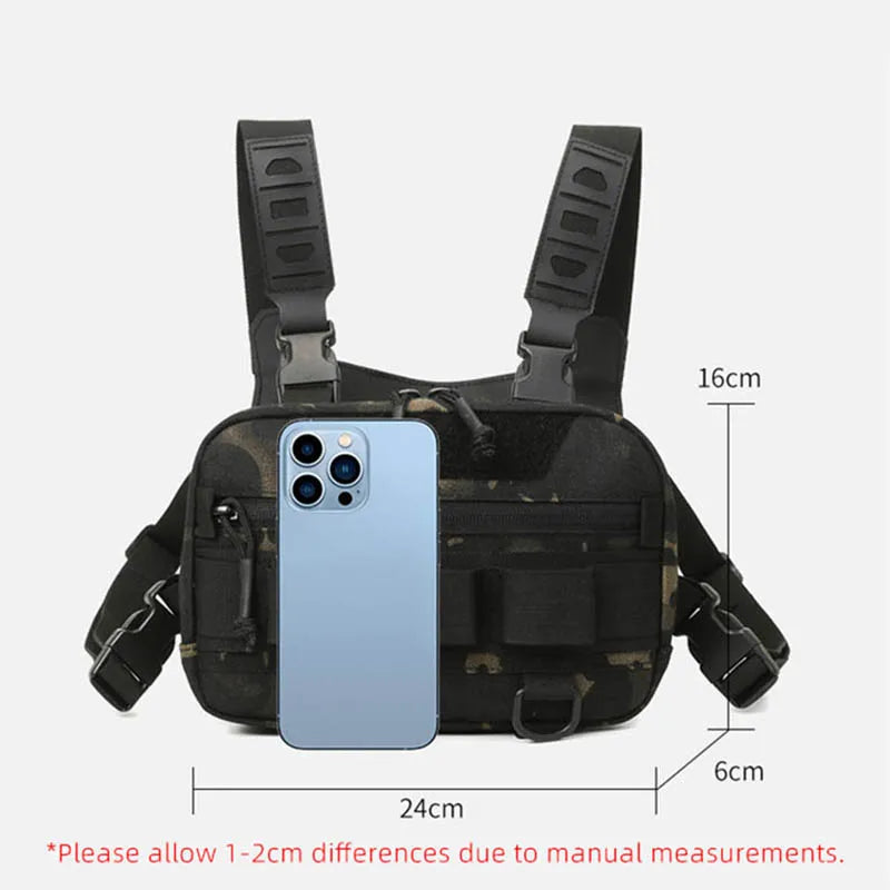 Tactical Chest Rig Backpack - Multi-Purpose Daypack